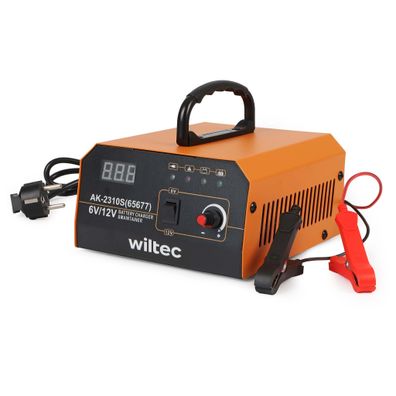 Wiltec Ladegerät 6-12V Batterieladegerät 10-150Ah Autobatterie Kfz LCD-Display