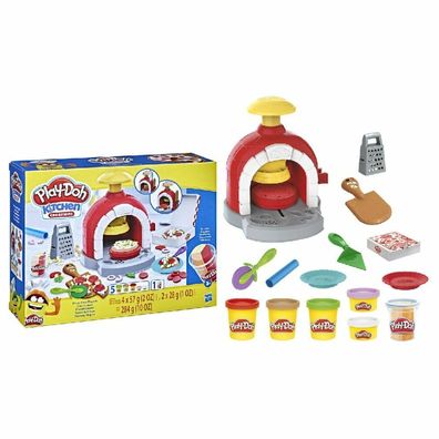 Play-Doh Kitchen Creations Pizza Oven Playset With 6 Cans Of Modeling Compound