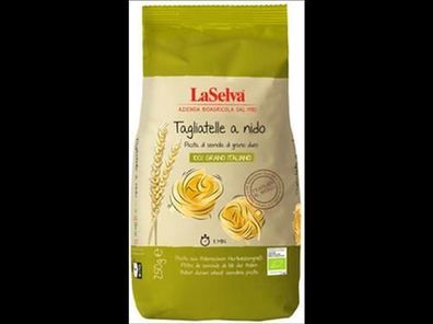 LaSelva 6x Tagliatelle - Teigwaren (Bandnudeln) aus Hartweizengrieß 250g