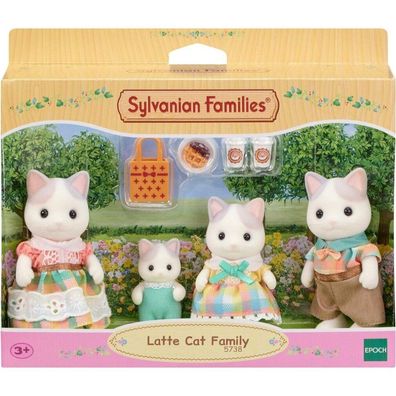 Sylvanian Families - Latte Cat Familie (5738)