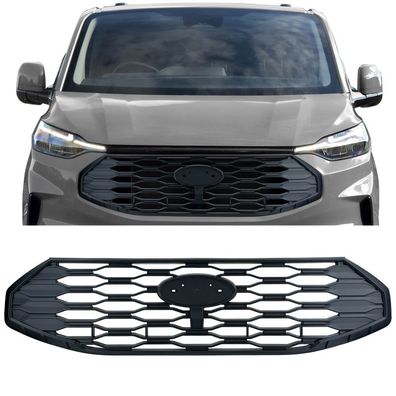 Sport Kühlergrill Schwarz Matt passt für Ford Tourneo Transit Custom ab 2023
