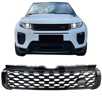 Sport Kühlergrill Schwarz Glanz passt für Range Rover Evoque L538 2015-2018