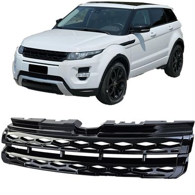 Sport Kühlergrill Schwarz Glanz passt für Range Rover Evoque L538 2011-2015