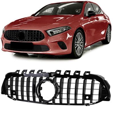 Sport Kühlergrill Schwarz Glanz passt für Mercedes A Klasse W177 V177 18-24