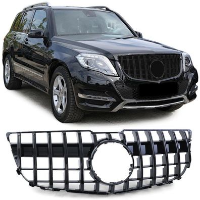Sport Kühlergrill Frontgrill Schwarz Glanz für Mercedes GLK X204 Facelift 12-15