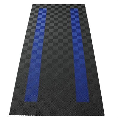 Ramroxx Performance Bodenfliesen Garagenboden Floor 2,8mx5,6m Grau Blau Set4