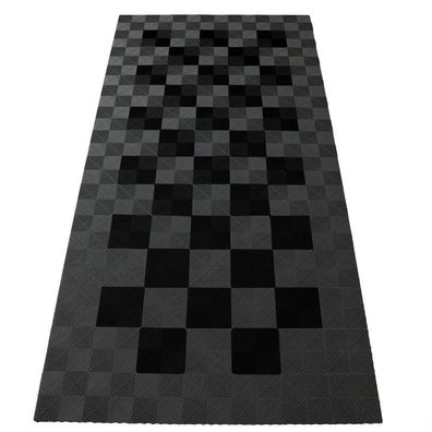 Ramroxx Performance Bodenfliesen Garagenboden Floor 2,8mx5,6m Grau Schwarz Set2