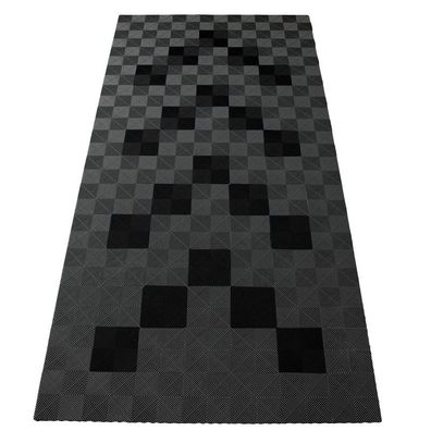 Ramroxx Performance Bodenfliesen Garagenboden Floor 2,8mx5,6m Grau Schwarz Set1