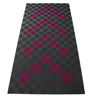 Ramroxx Performance Bodenfliesen Garagenboden Floor 2,8mx5,6m Grau Pink Set1