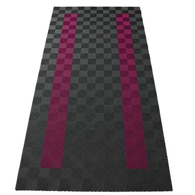 Ramroxx Performance Bodenfliesen Garagenboden Floor 2,8mx5,6m Grau Pink Set4