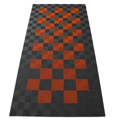 Ramroxx Performance Bodenfliesen Garagenboden Floor 2,8mx5,6m Grau Orange Set2