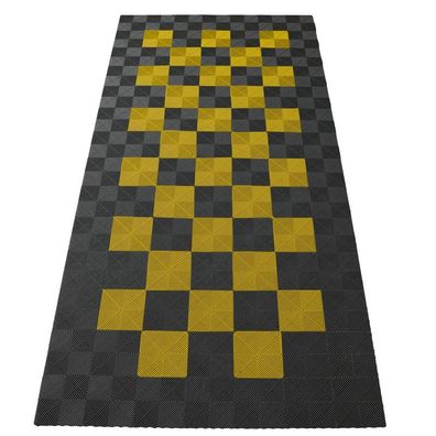 Ramroxx Performance Bodenfliesen Garagenboden Floor 2,8mx5,6m Grau Gelb Set2
