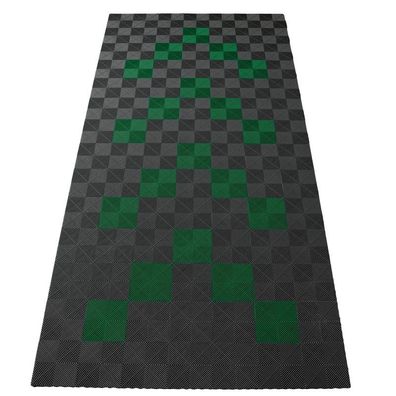Ramroxx Performance Bodenfliesen Garagenboden Floor 2,8mx5,6m Grau Grün Set1