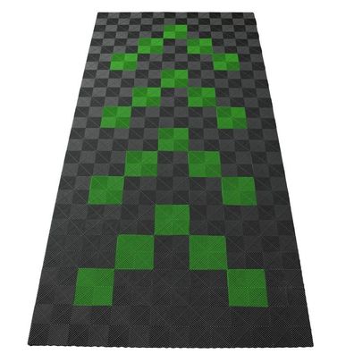 Ramroxx Performance Bodenfliesen Garagenboden Floor 2,8mx5,6m Grau Hellgrün Set1
