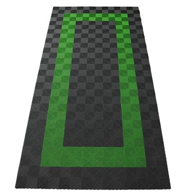 Ramroxx Performance Bodenfliesen Garagenboden Floor 2,8mx5,6m Grau Hellgrün Set3