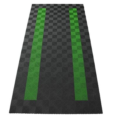 Ramroxx Performance Bodenfliesen Garagenboden Floor 2,8mx5,6m Grau Hellgrün Set4