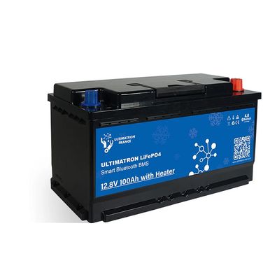 Ultimatron Lithium Batterie LiFePO4 12.8V 100Ah Smart BMS mit Bluetooth Wohnmobi