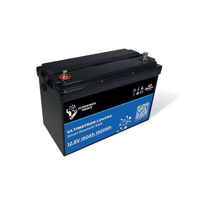 Ultimatron Batterie Lithium 12.8V 150Ah PRO 1920Wh LiFePO4 Smart BMS Avec Blueto