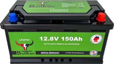 BullTron 150Ah inkl. Smart BMS mit 100A Dauerstrom & BT App