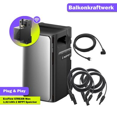EcoFlow STREAM Max 1,92kWh Speicher – Effiziente Lösung für dein Balkonkraftwerk