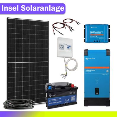 Insel Solaranlage 1300W Komplettset Plug & Play 12V / 230V