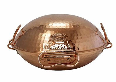 CopperGarden®" Cataplana ø24 cm Bräter | Kupfer gehämmert