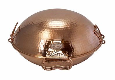 CopperGarden®" Cataplana ø30 cm Bräter | Kupfer gehämmert
