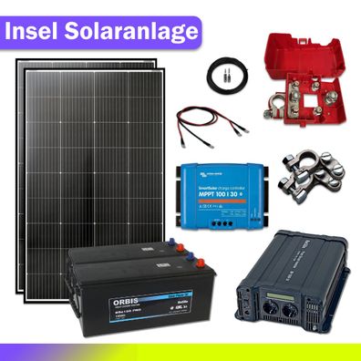 Insel Solaranlage 1500W Komplettset Plug & Play 24V / 230V SC24-1500W