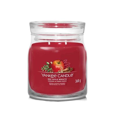Yankee Candle Red Apple Wreath Signatur Kerze Medium 368 g