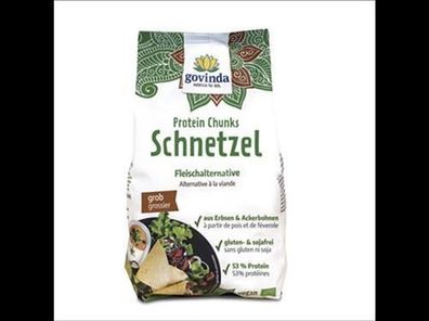 Govinda 3x Bio Protein Chunks, Schnetzel 125g