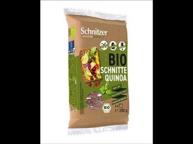 Schnitzer Glutenfreiheit 3x Bio Schnitte Quinoa 250g