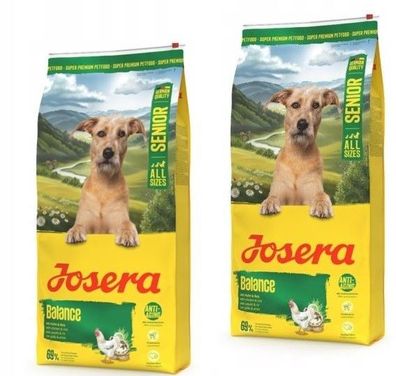 2 x Josera Senior Balance 12,5kg N. Hundefutter