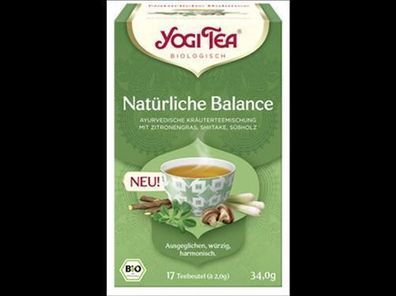 Yogi Tea®, Yogi Tea GmbH 3x Yogi Tea® Natürliche Balance Bio 17 x 2,0g