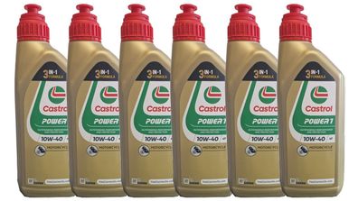 Castrol Power 1 10W-40 4T API SN JASO MA-2 6x1 Liter