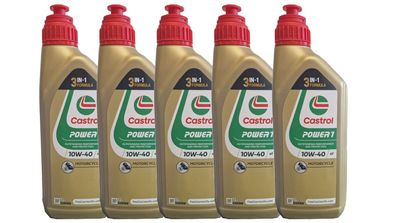 Castrol Power 1 10W-40 4T API SN JASO MA-2 5x1 Liter
