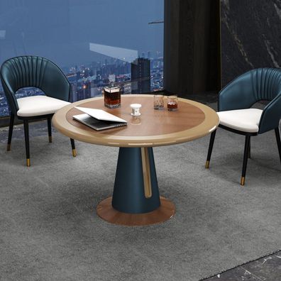 Runder Esstisch in Braun Ø120×75 cm – elegant und zeitlos