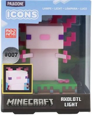 Merc Leuchte Axolotl Minecraft Icon Paladone - Paladone - (M