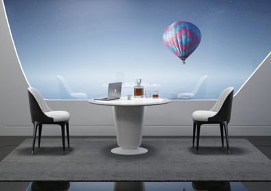 Runder Esstisch in Weiß – modern und elegant