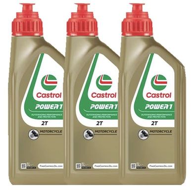 Castrol Power 1 2T API TC JASO FD ISO L-EGD 3x1 Liter