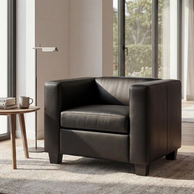 Sessel Loungesessel Lille, Leder