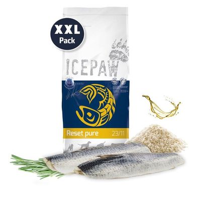 ICEPAW Reset 14kg | Hypoallergen | Stoppt Juckreiz | Ausschlussdiät