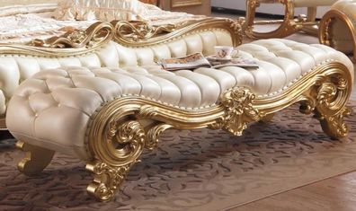 Sitzmöbel Polstersitzbank Sitzbank Bank Holzbank Luxuriöses klassischen Design