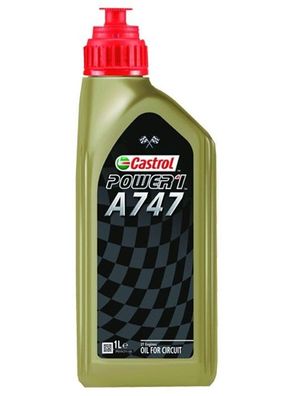 Castrol Power 1 A747 Motoröl mit Rizinusanteil 2 Takt Hochleistungsöl 1 Liter