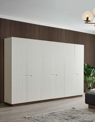 Kleiderschrank 6 türiger Schrank Schlafzimmer Möbel Kleiderschränke