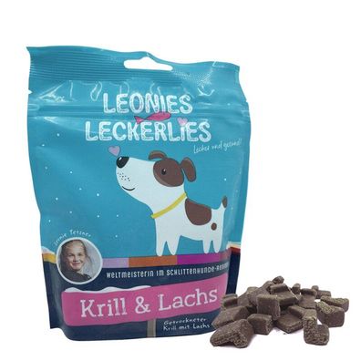 ICEPAW Leonies Leckerlies (Krill & Lachs) - Der softe Profi-Snack (125g)