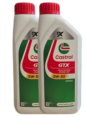 Castrol GTX 5W-30 C4 2x1 Liter RN 0720 MB 226.51 Motoröl