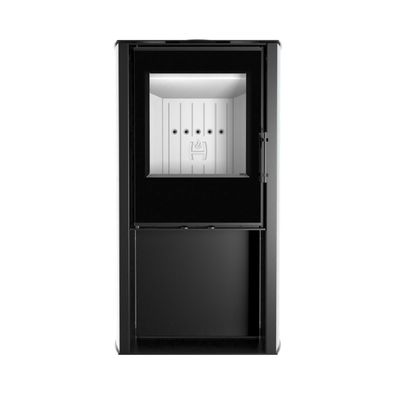 Kaminofen Hitze Cane S 6,5 kW Kessel Stahl Holzofen schwarz Bauart1 + BImSCH II
