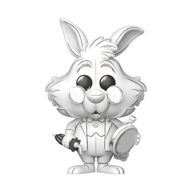 Disney POP! Vinyl Figur Sketched- White Rabbit 9 cm - Funko