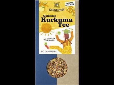 Sonnentor 3x Goldener Kurkuma Tee lose 120g