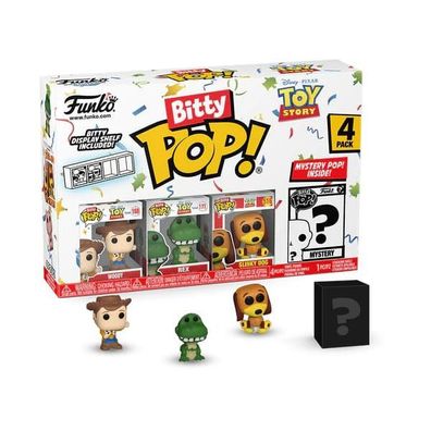 Toy Story Bitty POP! Vinyl Figuren 4er-Pack Woody 2,5 cm - Fun